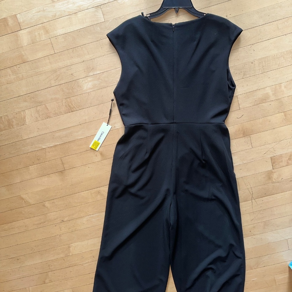 NEW Calvin Klein Black cut out jumpsuit, 14 - Picture 6 of 7